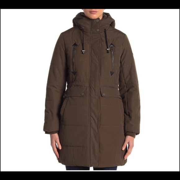 Lucky Brand Faux Shearling Lined Hooded Jacket - Picture 3 of 7